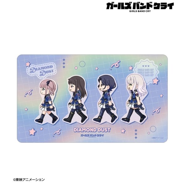 画像2:  【予約商品】  アルマビアンカ　ガールズバンドクライ ダイヤモンドダスト ちびとこ マルチデスクマット 【26年8月下旬発売】 (2)
