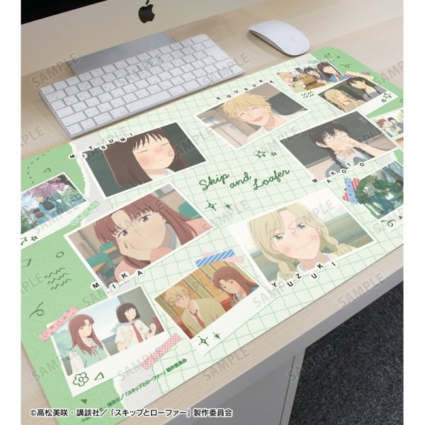 画像3:  【予約商品】  アルマビアンカ　TVアニメ『スキップとローファー』 集合 場面写マルチデスクマット 【26年9月上旬発売】 (3)