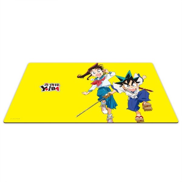 画像2:  【再販予約商品】  真・侍伝 YAIBA キャラクターラバーマット  刃&さやか 【26年7月下旬再販】 (2)