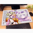 画像2:  【予約商品】  カーテン魂　戦姫絶唱シンフォギアＸＶ 描き下ろしラバーマット（キャロル／サイバーミリタリー） 【26年9月上旬発売】 (2)