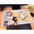 画像2:  【予約商品】  カーテン魂　戦姫絶唱シンフォギアＸＶ 描き下ろしラバーマット（響／サイバーミリタリー） 【26年9月上旬発売】 (2)