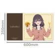 画像3:  【再販予約商品】  TVアニメ 『日々は過ぎれど飯うまし』キャラクターラバーマット 河合まこ 【26年7月下旬再販】 (3)