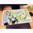 画像2:  【予約商品】  カーテン魂　戦姫絶唱シンフォギアＸＶ 描き下ろしラバーマット（切歌／サイバーミリタリー） 【26年9月上旬発売】 (2)