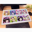 画像2:  【予約商品】  カーテン魂　戦姫絶唱シンフォギアＸＶ ラバーマット（ミニキャラ／サイバーミリタリー） 【26年9月上旬発売】 (2)