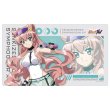 画像1:  【予約商品】  カーテン魂　戦姫絶唱シンフォギアＸＶ 描き下ろしラバーマット（マリア／サイバーミリタリー） 【26年9月上旬発売】 (1)
