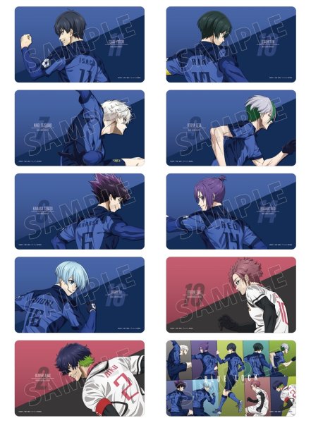 画像4:  【予約商品】  アルマビアンカ　TVアニメ『ブルーロック』 描き下ろし 凪 誠士郎 戦う背中×雨ver. マルチデスクマット 【26年9月中旬発売】 (4)
