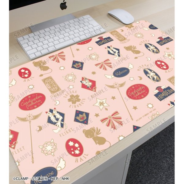 画像3:  【予約商品】  アルマビアンカ　カードキャプターさくら クリアカード編 モチーフ柄 マルチデスクマット 【26年8月下旬発売】 (3)