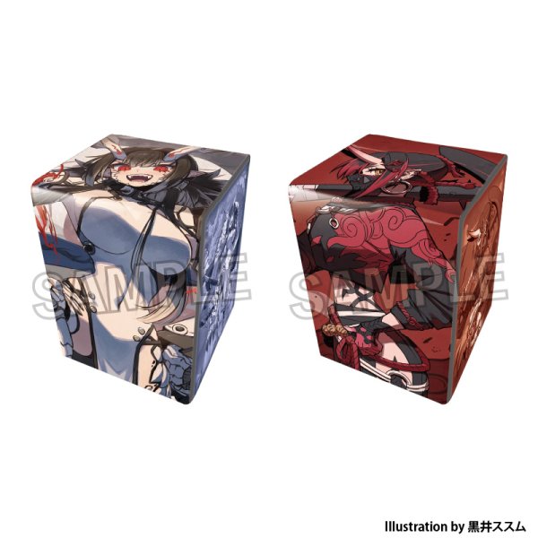 画像2:  【予約商品】  PROOF 工画堂スタジオイラストレーターセレクション イラスト合皮製デッキケースNT 黒井ススム 白龍ちゃん 【26年9月発売】 (2)