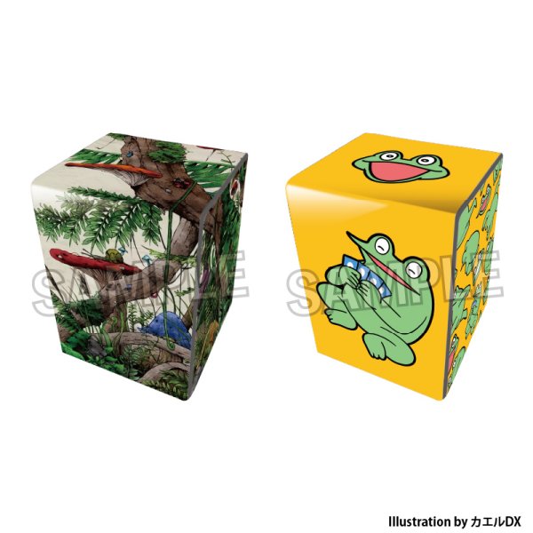 画像2:  【予約商品】  PROOF 工画堂スタジオイラストレーターセレクション イラスト合皮製デッキケースNT カエルDX B 【26年9月発売】 (2)