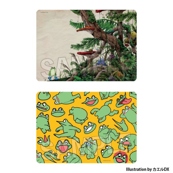 画像2:  【予約商品】  PROOF 工画堂スタジオイラストレーターセレクション イラストプレイマットNT カエルDX B 【26年9月発売】 (2)