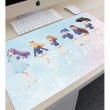 画像3:  【予約商品】  アルマビアンカ　アイカツ！ 10th STORY 〜未来へのSTARWAY〜 描き下ろし 集合 歩みver. マルチデスクマット 【26年9月中旬発売】 (3)