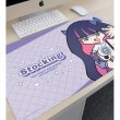 画像3:  【予約商品】  アルマビアンカ　『New PANTY ＆ STOCKING with GARTERBELT』 描き下ろし ストッキング モデルver. マルチデスクマット ver.A 【26年9月上旬発売】 (3)