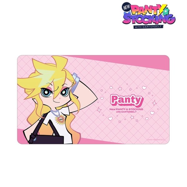 画像2:  【予約商品】  アルマビアンカ　『New PANTY ＆ STOCKING with GARTERBELT』 描き下ろし パンティ モデルver. マルチデスクマット ver.A 【26年9月上旬発売】 (2)