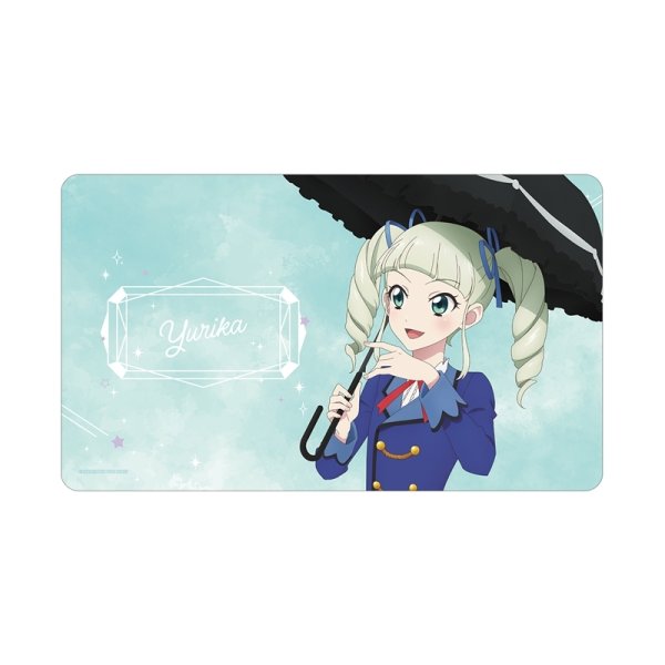 画像1:  【予約商品】  アルマビアンカ　アイカツ！ 10th STORY 〜未来へのSTARWAY〜 描き下ろし 藤堂ユリカ 歩みver. マルチデスクマット 【26年9月中旬発売】 (1)