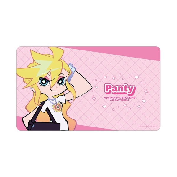 画像1:  【予約商品】  アルマビアンカ　『New PANTY ＆ STOCKING with GARTERBELT』 描き下ろし パンティ モデルver. マルチデスクマット ver.A 【26年9月上旬発売】 (1)