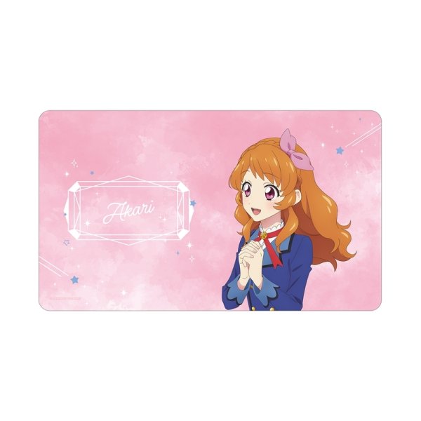 画像1:  【予約商品】  アルマビアンカ　アイカツ！ 10th STORY 〜未来へのSTARWAY〜 描き下ろし 大空あかり 歩みver. マルチデスクマット 【26年9月中旬発売】 (1)