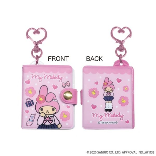画像1:  【予約商品】  マイメロディ♡クロミ♡ハローキティ  ミニミニフォトアルバム (マイメロディ) 【26年9月発売】    (1)