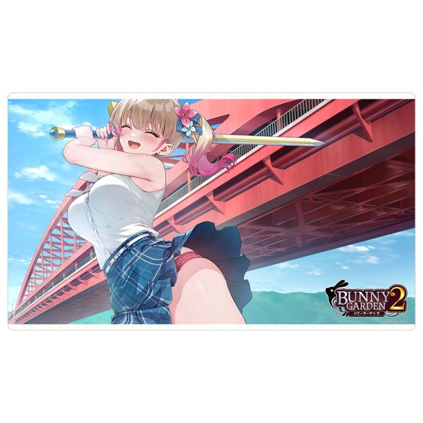 画像1:  【予約商品】  カーテン魂　バニーガーデン2 ラバーマット（凜） 【26年10月上旬発売】 (1)