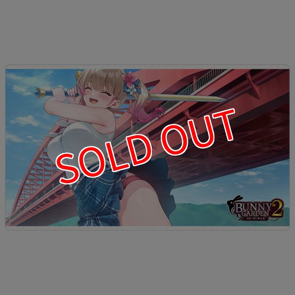 画像1:  【予約商品】  カーテン魂　バニーガーデン2 ラバーマット（凜） 【26年10月上旬発売】 (1)