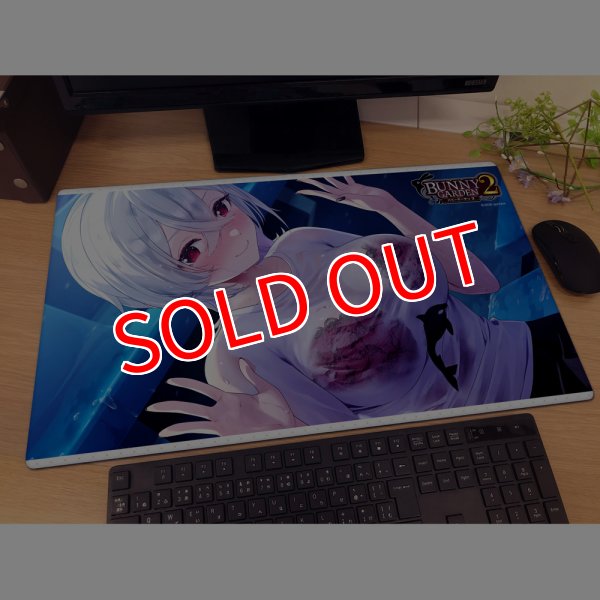 画像2:  【予約商品】  カーテン魂　バニーガーデン2 ラバーマット（瑠那） 【26年10月上旬発売】 (2)