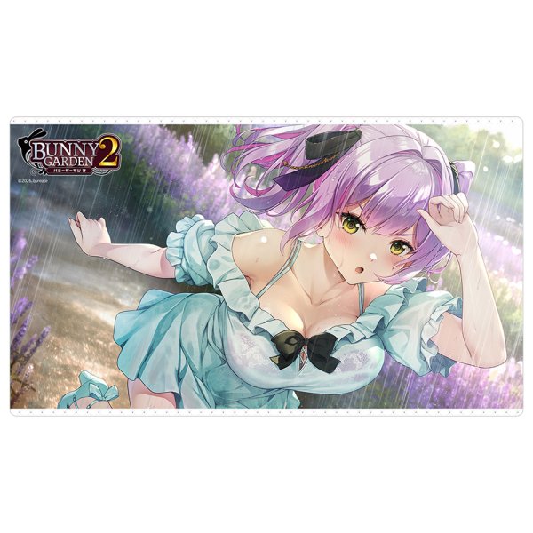 画像1:  【予約商品】  カーテン魂　バニーガーデン2 ラバーマット（英梨紗） 【26年10月上旬発売】 (1)