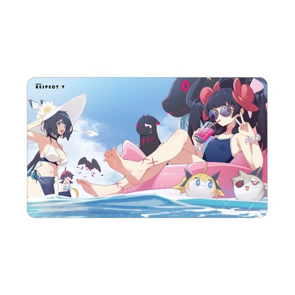 画像1:  【予約商品】  アルマビアンカ　DJMAX RESPECT V プレイ&レナ&ダイン マルチデスクマット 【26年9月上旬発売】 (1)