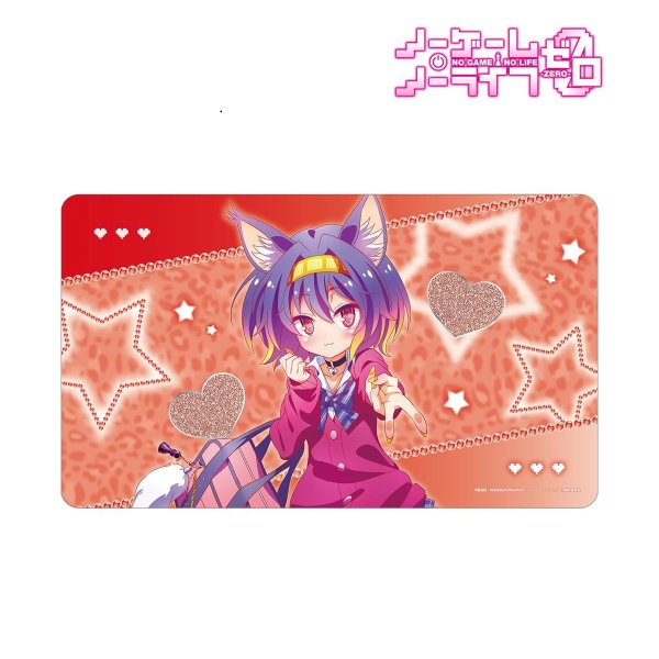 画像1:  【予約商品】  アルマビアンカ　ノーゲーム・ノーライフ ゼロ 描き下ろし 初瀬いづな ギャル制服ver. マルチデスクマット 【26年9月中旬発売】 (1)