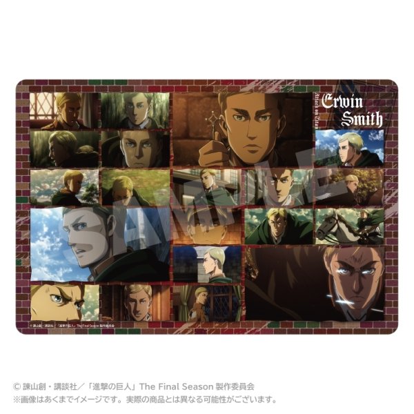 画像1:  【予約商品】  進撃の巨人　メモリーズデスクマット エルヴィン・スミス 【26年8月発売】 (1)