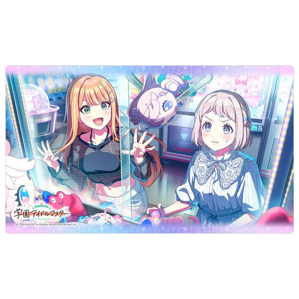 画像1:  【予約商品】  カーテン魂　学園アイドルマスター　ラバーマット（ぜったいに取るんだ！） 【26年10月上旬発売】 (1)