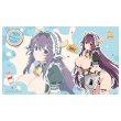 画像1:  【予約商品】  カーテン魂　シノビマスター 閃乱カグラ NEW LINK　描き下ろしラバーマット（紫／ミルキーメイド） 【26年10月上旬発売】 (1)
