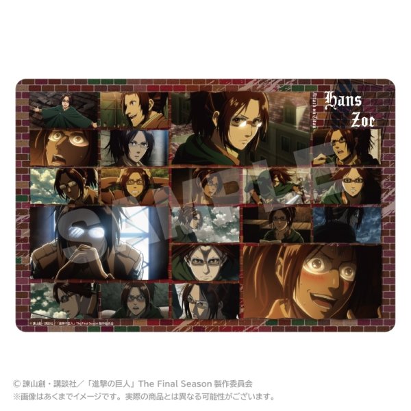 画像1:  【予約商品】  進撃の巨人　メモリーズデスクマット ハンジ・ゾエ 【26年8月発売】 (1)