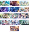 画像4:  【予約商品】  カーテン魂　学園アイドルマスター　ラバーマット（ｖギャルピーーースッｖ） 【26年10月上旬発売】 (4)