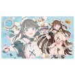 画像1:  【予約商品】  カーテン魂　シノビマスター 閃乱カグラ NEW LINK　描き下ろしラバーマット（鴇／ミルキーメイド） 【26年10月上旬発売】 (1)