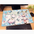 画像2:  【予約商品】  カーテン魂　シノビマスター 閃乱カグラ NEW LINK　描き下ろしラバーマット（華風流／ミルキーメイド） 【26年10月上旬発売】 (2)