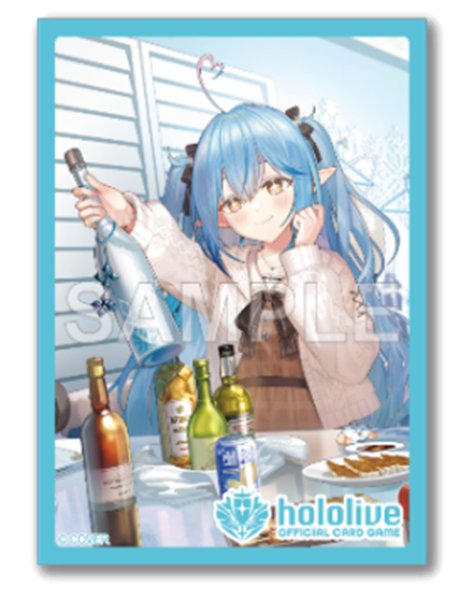 画像1:  【予約商品】  hololive OFFICIAL CARD GAME オフィシャルホロカスリーブ Vol.55 『雪花ラミィ』（55枚入り） 【26年9月19日発売】    (1)
