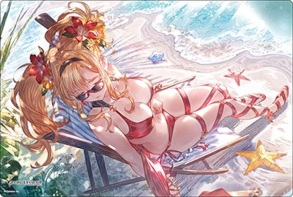 画像1:  【予約商品】  ブシロード ラバーマットコレクション V2 Vol.2132　グランブルーファンタジー『ゼタ』水着バージョン 【26年8月21日発売】 (1)