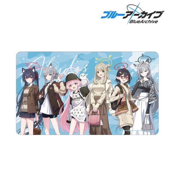 画像2:  【予約商品】  アルマビアンカ　ブルーアーカイブ アビドス マルチデスクマット 【26年9月中旬発売】 (2)