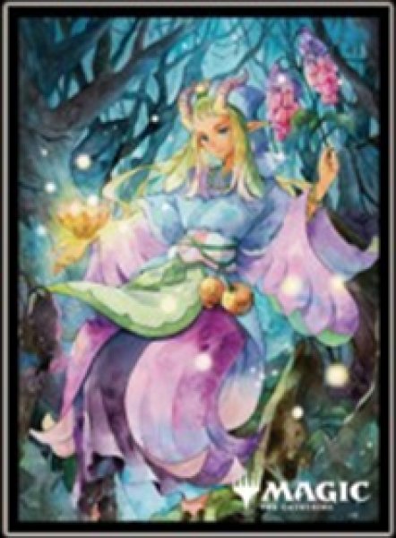 画像1:  【予約商品】  『マジック：ザ・ギャザリング プレイヤーズカードスリーブ MTGS-376 『ローウィンの昏明』《花を手入れする者》（80枚入り） 【26年9月25日発売】    (1)