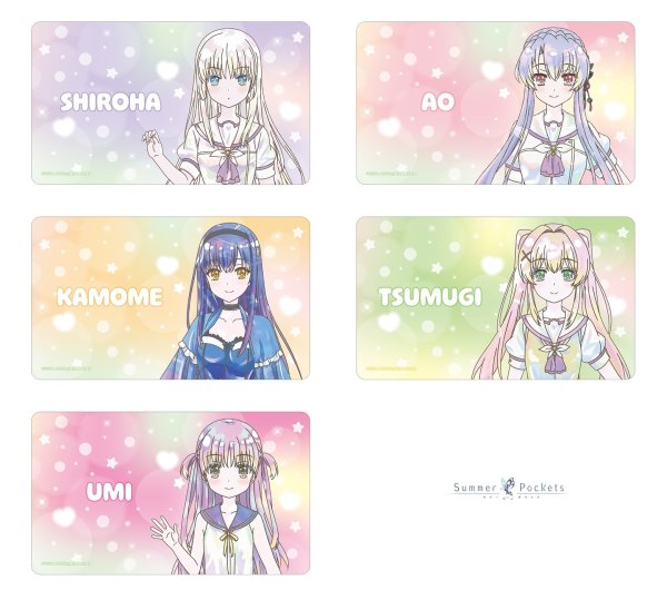 画像4:  【予約商品】  アルマビアンカ　TVアニメ『Summer Pockets』 久島鴎 Ani-Art KAWAII label マルチデスクマット 【26年10月中旬発売】    (4)