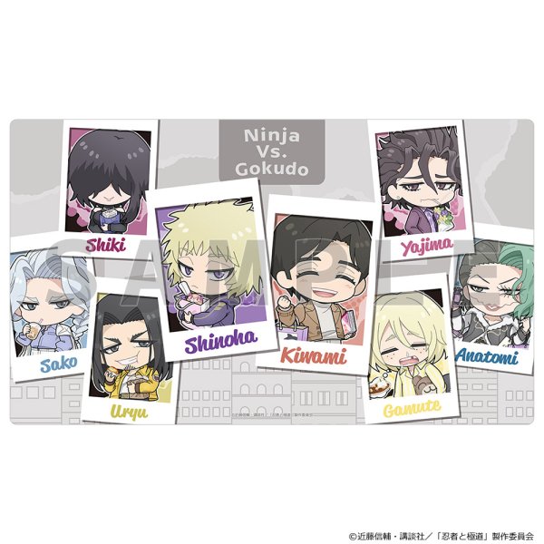 画像1:  【予約商品】  パルフレット　忍者と極道　ラバーマット（休日） 【26年10月中旬発売】 (1)