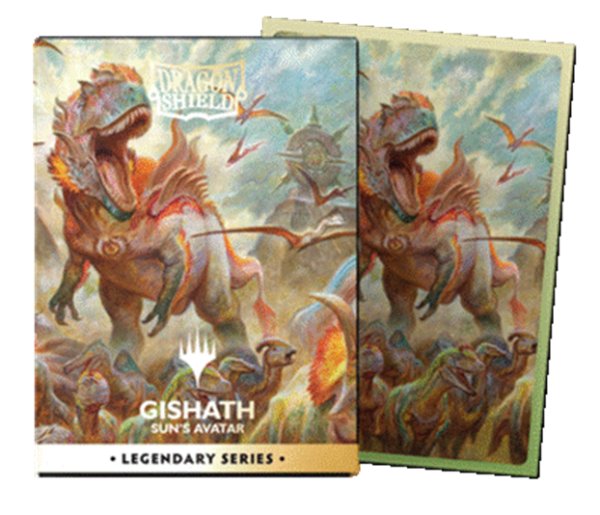 画像1:  【予約商品】  AT-16541 Gishath, Sun´s Avatar  Sleeves - Standard size - Dual Art ライセンススリーブ スタンダードサイズ（100枚入り） 【26年9月下旬発売】    (1)