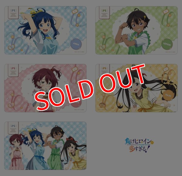 画像4:  【予約商品】  アルマビアンカ　TVアニメ『負けヒロインが多すぎる！』 描き下ろし 八奈見 杏菜 制服エプロンver. マルチデスクマット 【26年9月下旬発売】 (4)