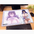 画像2:  【予約商品】  カーテン魂　ブラウンダスト2　描き下ろしラバーマット（ロエン／ウエディング水着） 【26年10月下旬発売】 (2)