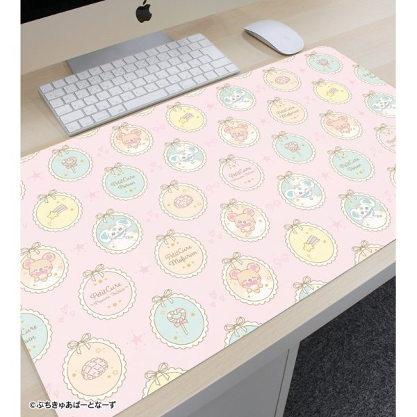 画像3:  【予約商品】  アルマビアンカ　ぷちきゅあ〜Precure Fairies〜 ぷちきゅあもふるん&ぷちきゅあぽるん ar-Unity マルチデスクマット 【26年10月上旬発売】    (3)