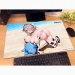 画像2:  【予約商品】  カーテン魂　ブラウンダスト2　ラバーマット（テレーゼ／ミルキービキニ） 【26年10月下旬発売】 (2)