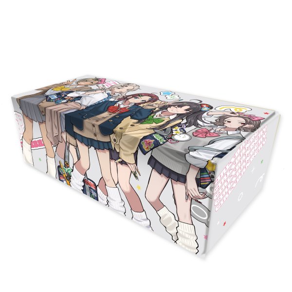 画像1:  【予約商品】  カーテン魂　ガールズバンドクライ　描き下ろしストレージボックス（平成ギャル） 【26年12月上旬発売】 (1)