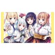 画像1:  【予約商品】  カーテン魂　一畳間まんきつ暮らし！　ラバーマット（森田芽衣子、天宮梨絵、鈴木万里花、中埜音緒A） 【26年10月中旬発売】 (1)