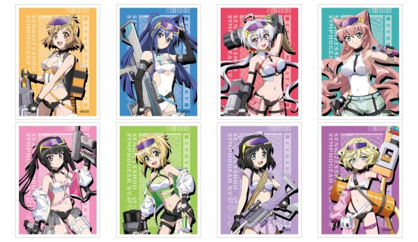 画像2:  【予約商品】  カーテン魂　戦姫絶唱シンフォギアＸＶ　描き下ろしスリーブ（未来／サイバーミリタリー）（65枚入り） 【26年12月上旬発売】 (2)