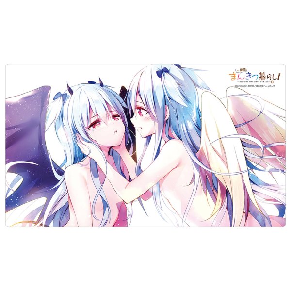 画像1:  【予約商品】  カーテン魂　一畳間まんきつ暮らし！　ラバーマット（中埜音緒） 【26年10月中旬発売】 (1)