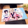 画像2:  【予約商品】  カーテン魂　一畳間まんきつ暮らし！　ラバーマット（鈴木万里花、成海みちか） 【26年10月中旬発売】 (2)